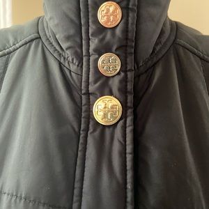 Tory Burch women’s black vest.Medium
